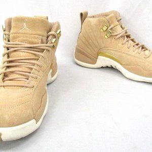 Nike Air Jordan Retro 12 XII Vachetta Tan Metallic Gold Sail Size Womens…